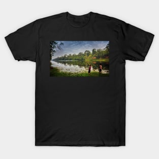 Cambodian kids fishing T-Shirt